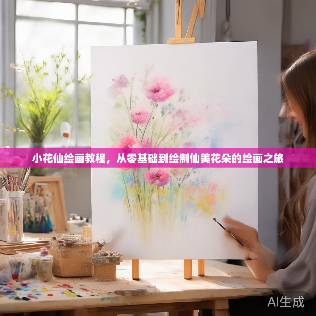 小花仙绘画教程，从零基础到绘制仙美花朵的绘画之旅