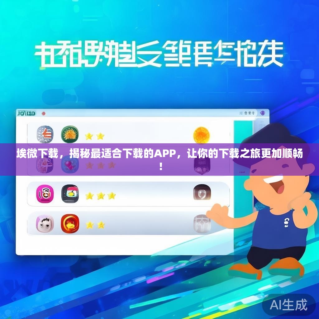 埃微下载,揭秘最适合下载的APP,让你的下载之旅更加顺畅! 埃微下载,揭秘最适合下载的APP,让你的下载之旅更加顺畅!