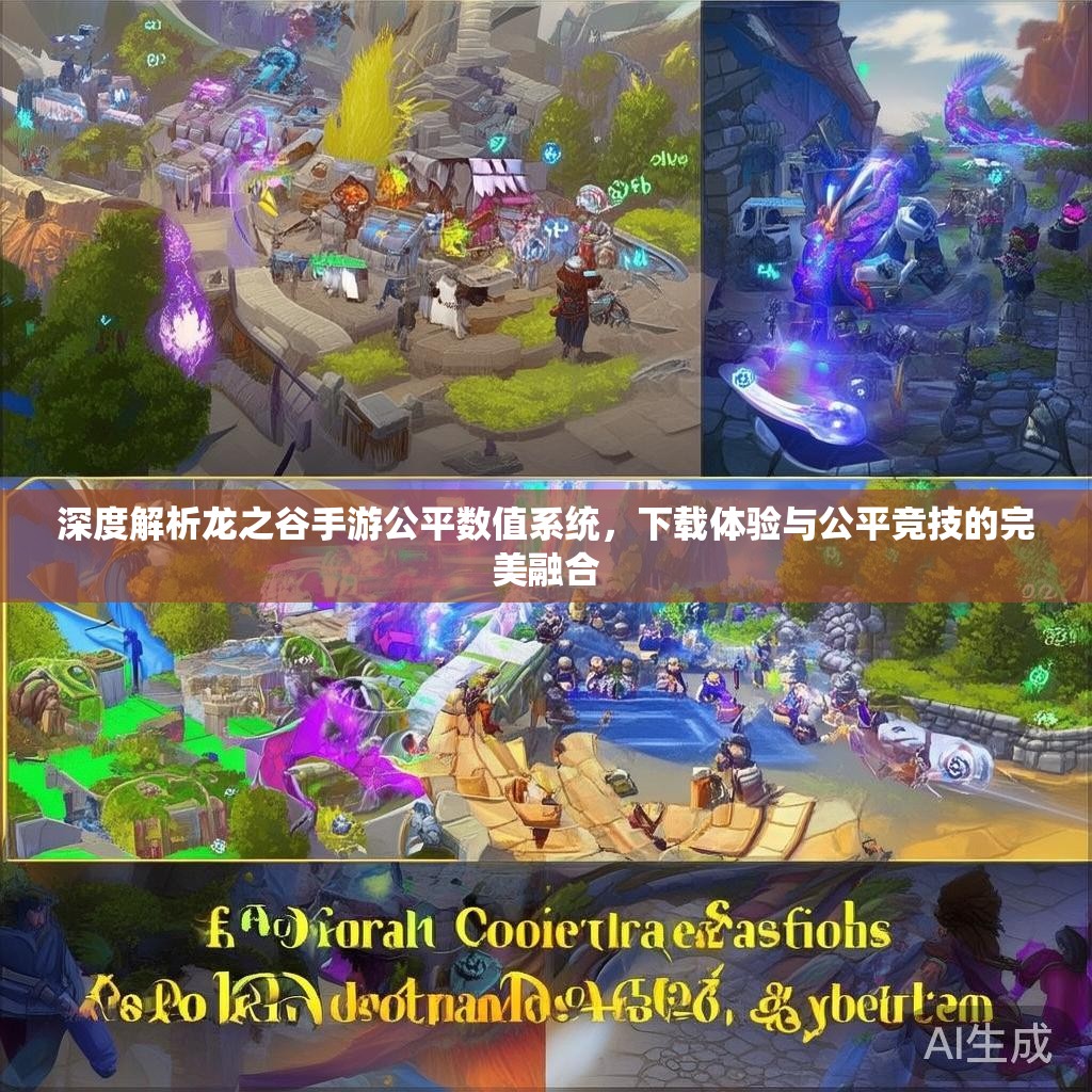 深度解析龙之谷手游公平数值系统，下载体验与公平竞技的完美融合