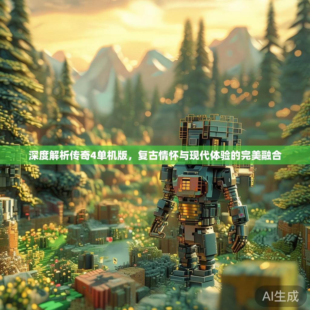 深度解析传奇4单机版，复古情怀与现代体验的完美融合