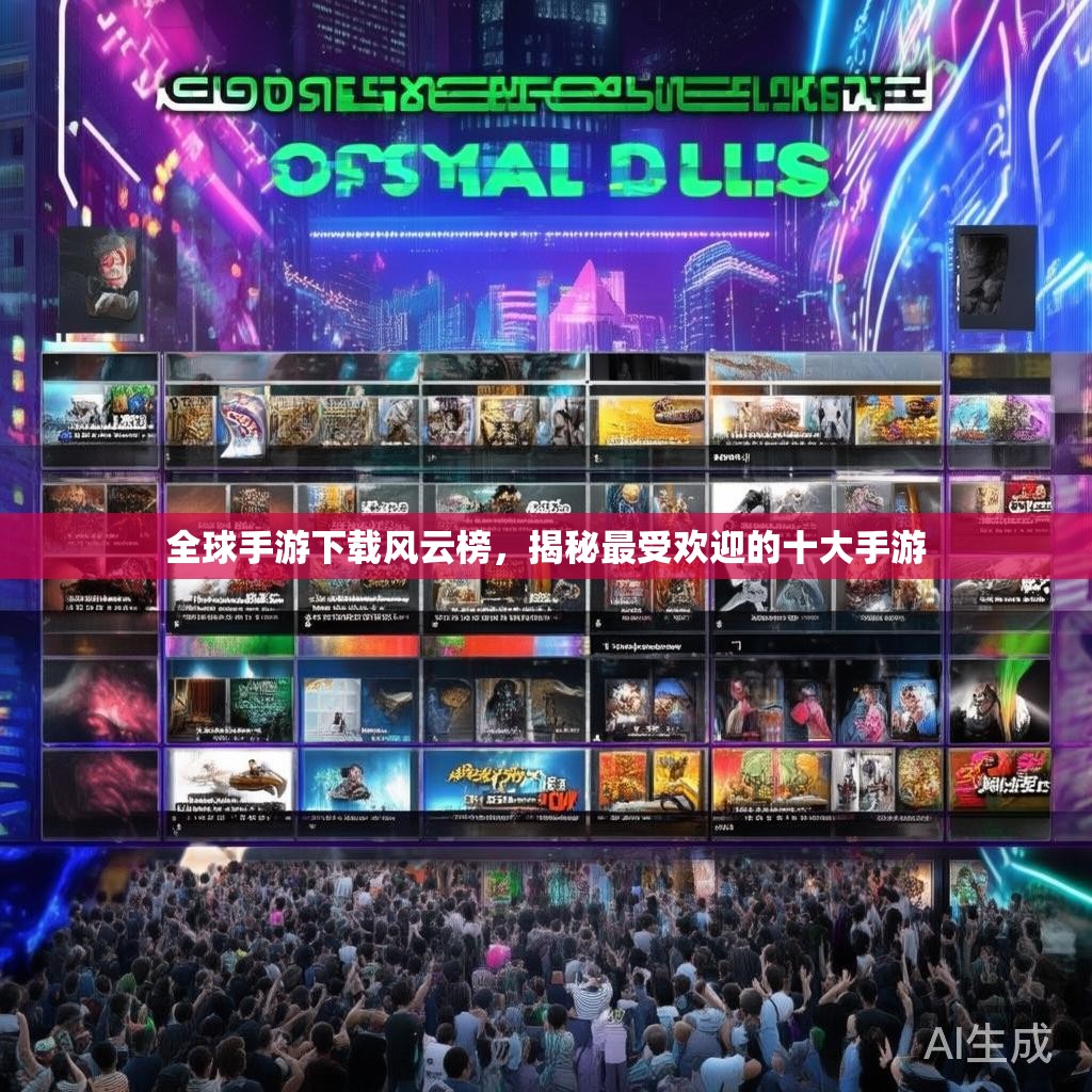 全球手游下载风云榜，揭秘最受欢迎的十大手游