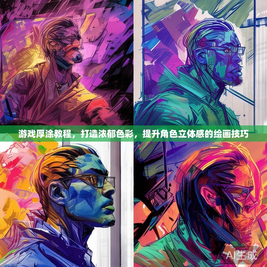 游戏厚涂教程，打造浓郁色彩，提升角色立体感的绘画技巧