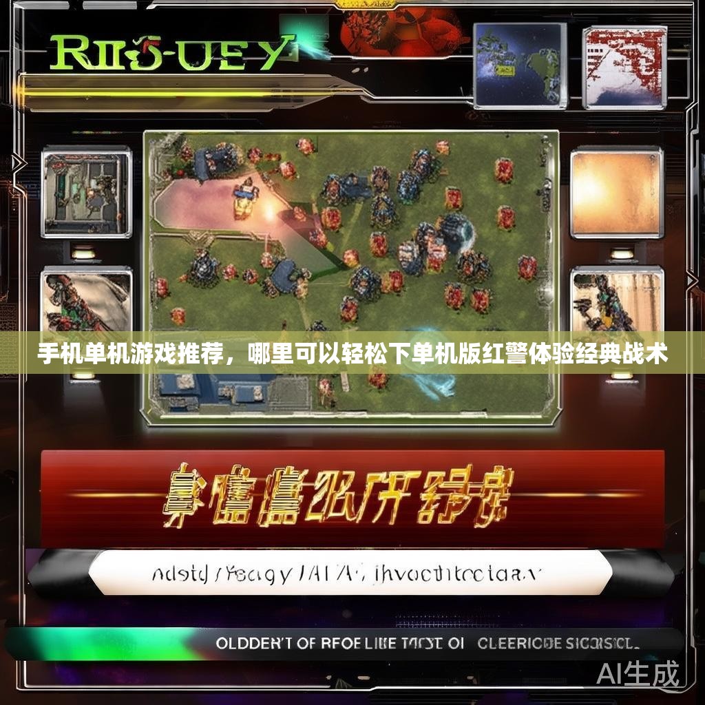 手机单机游戏推荐，哪里可以轻松下单机版红警体验经典战术