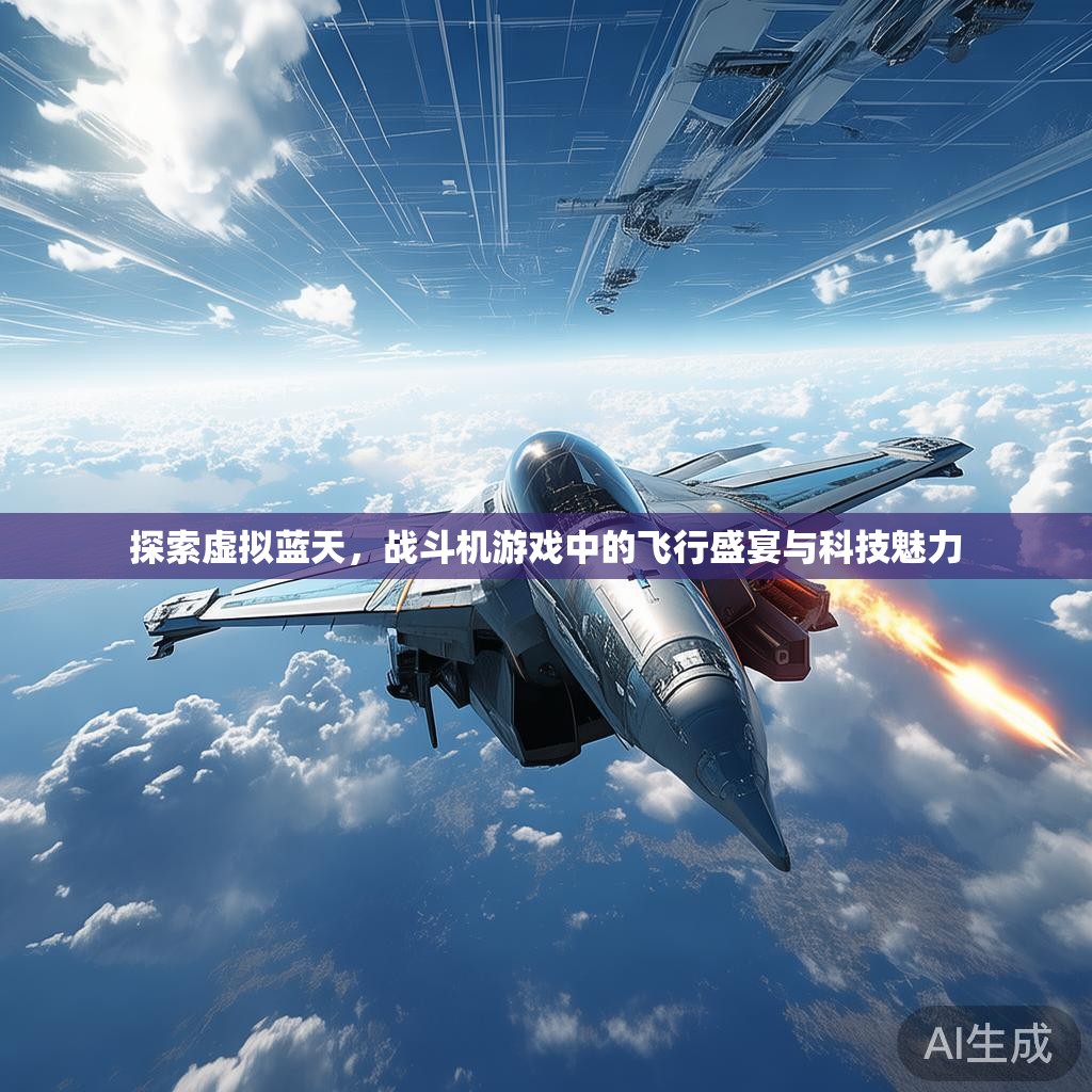 探索虚拟蓝天，战斗机游戏中的飞行盛宴与科技魅力