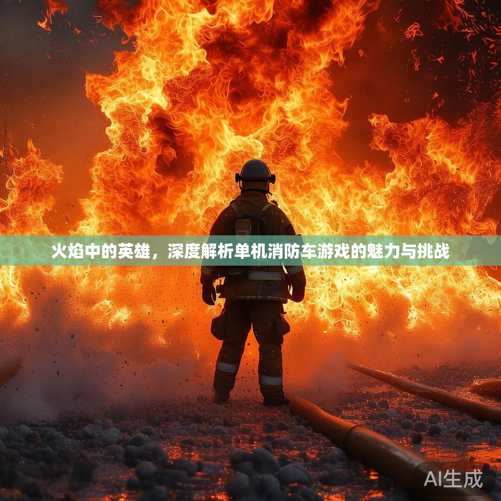 火焰中的英雄，深度解析单机消防车游戏的魅力与挑战
