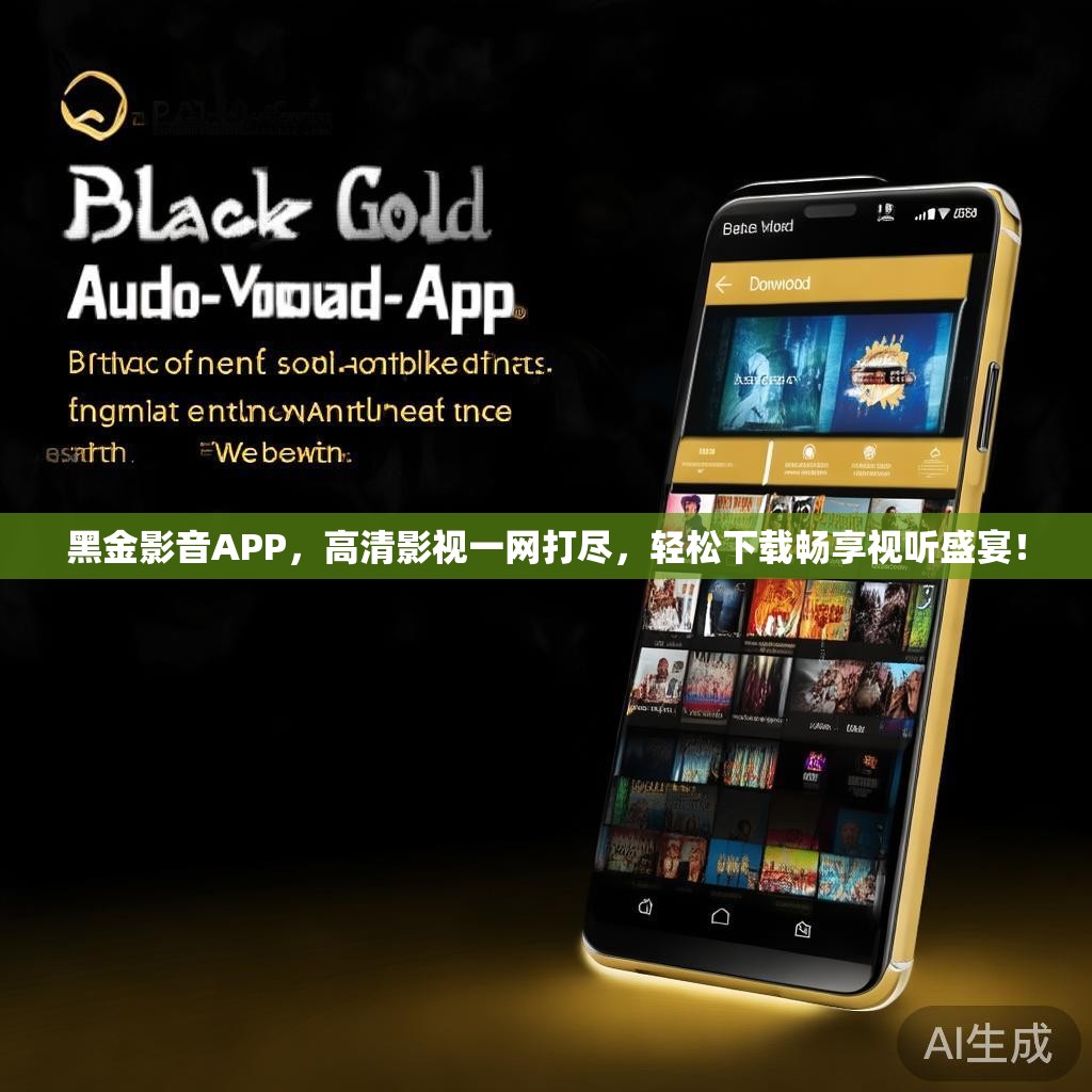 黑金影音APP，高清影视一网打尽，轻松下载畅享视听盛宴！