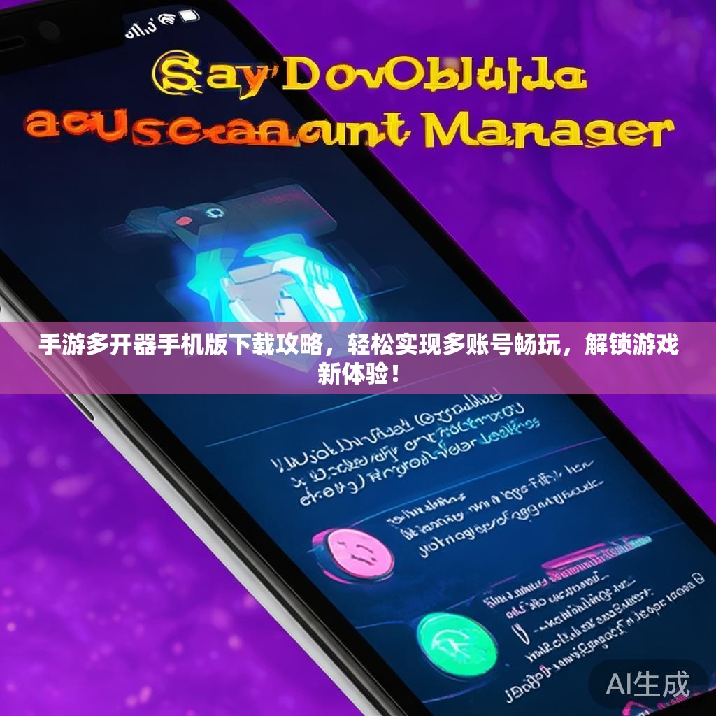 手游多开器手机版下载攻略，轻松实现多账号畅玩，解锁游戏新体验！