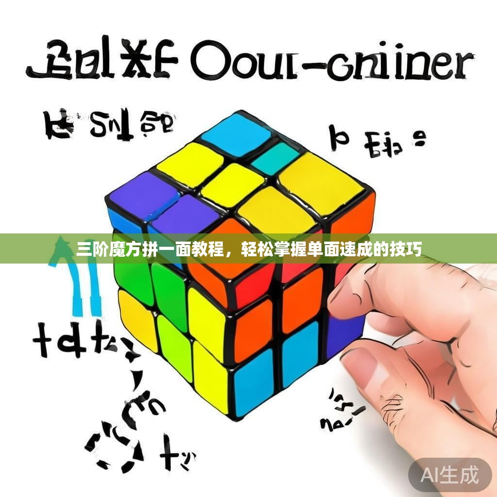 三阶魔方拼一面教程，轻松掌握单面速成的技巧