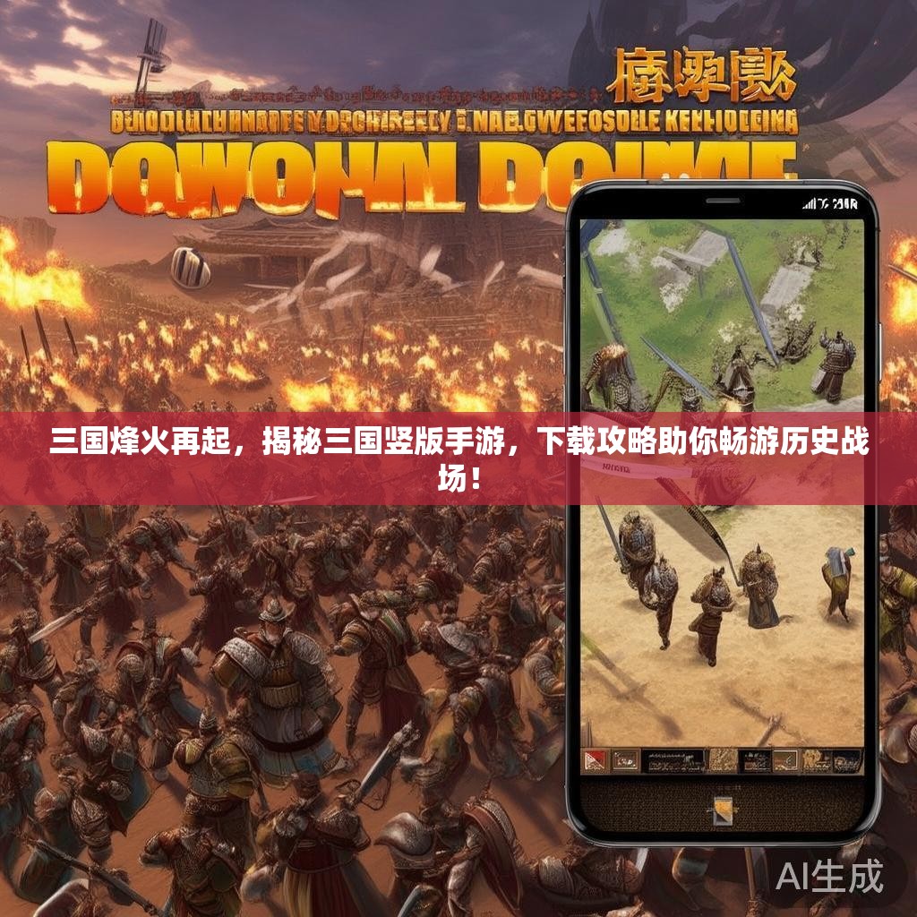 三国烽火再起，揭秘三国竖版手游，下载攻略助你畅游历史战场！