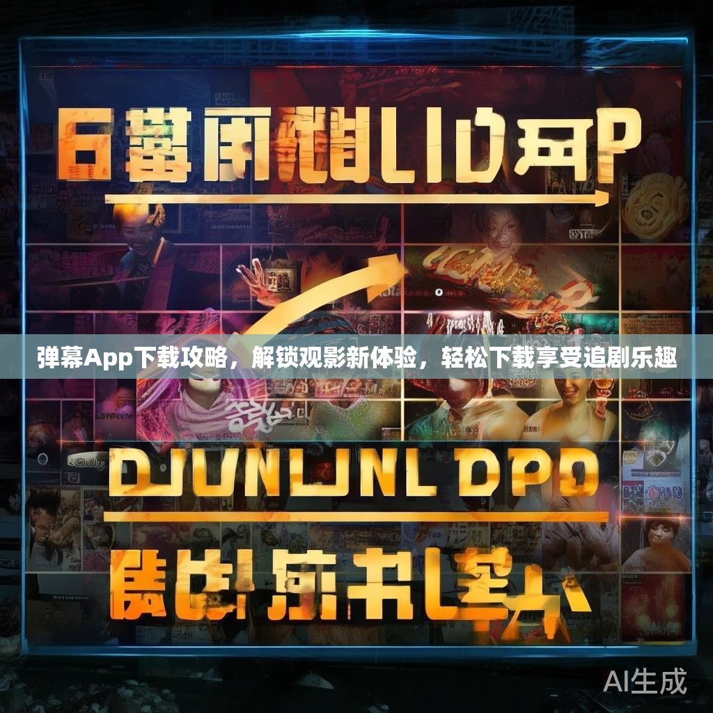 弹幕App下载攻略，解锁观影新体验，轻松下载享受追剧乐趣