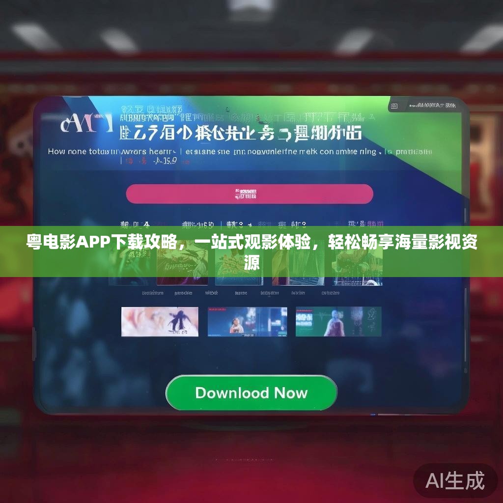 粤电影APP下载攻略，一站式观影体验，轻松畅享海量影视资源