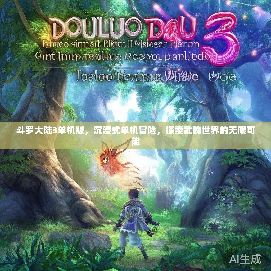 斗罗大陆3单机版，沉浸式单机冒险，探索武魂世界的无限可能