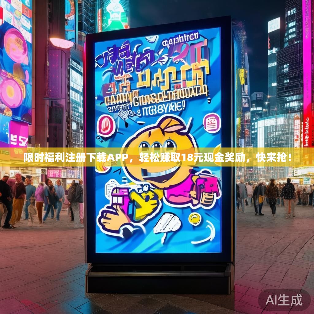 限时福利注册下载APP，轻松赚取18元现金奖励，快来抢！