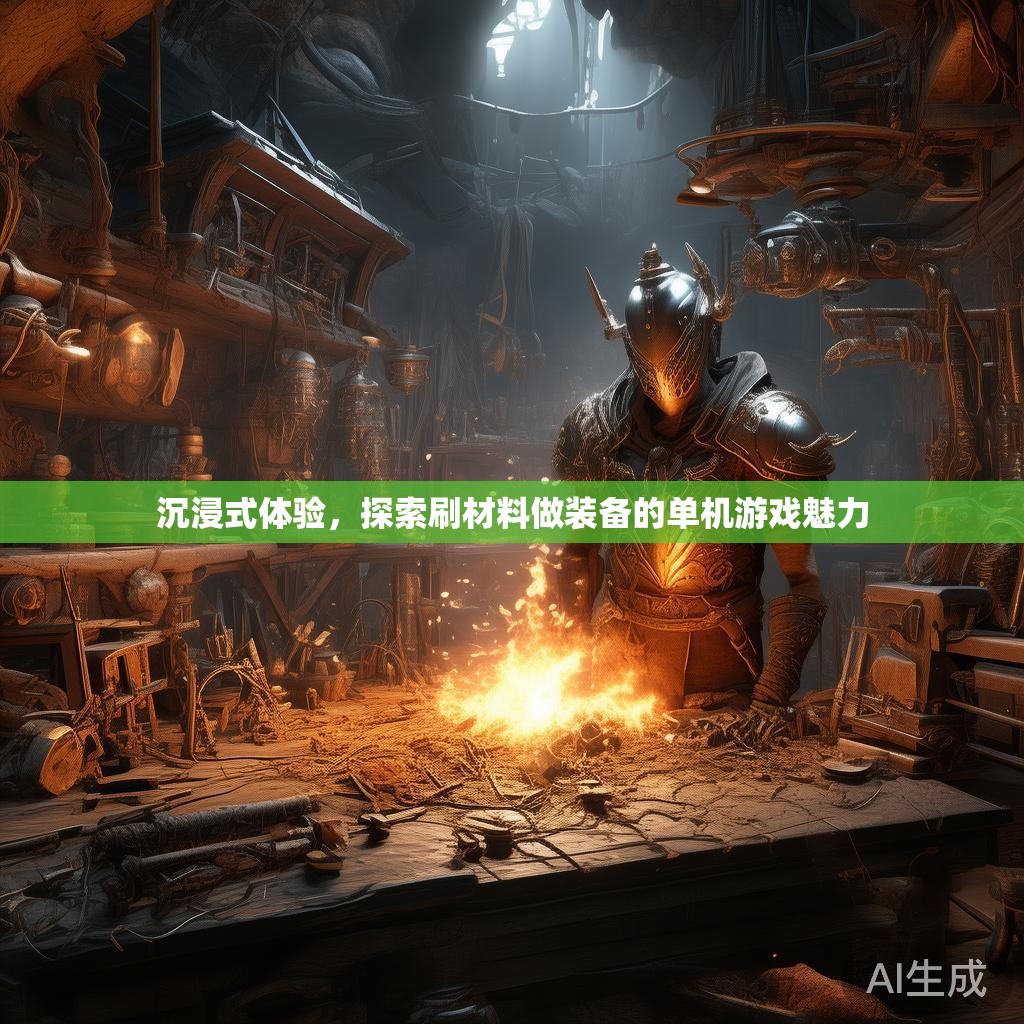 沉浸式体验，探索刷材料做装备的单机游戏魅力