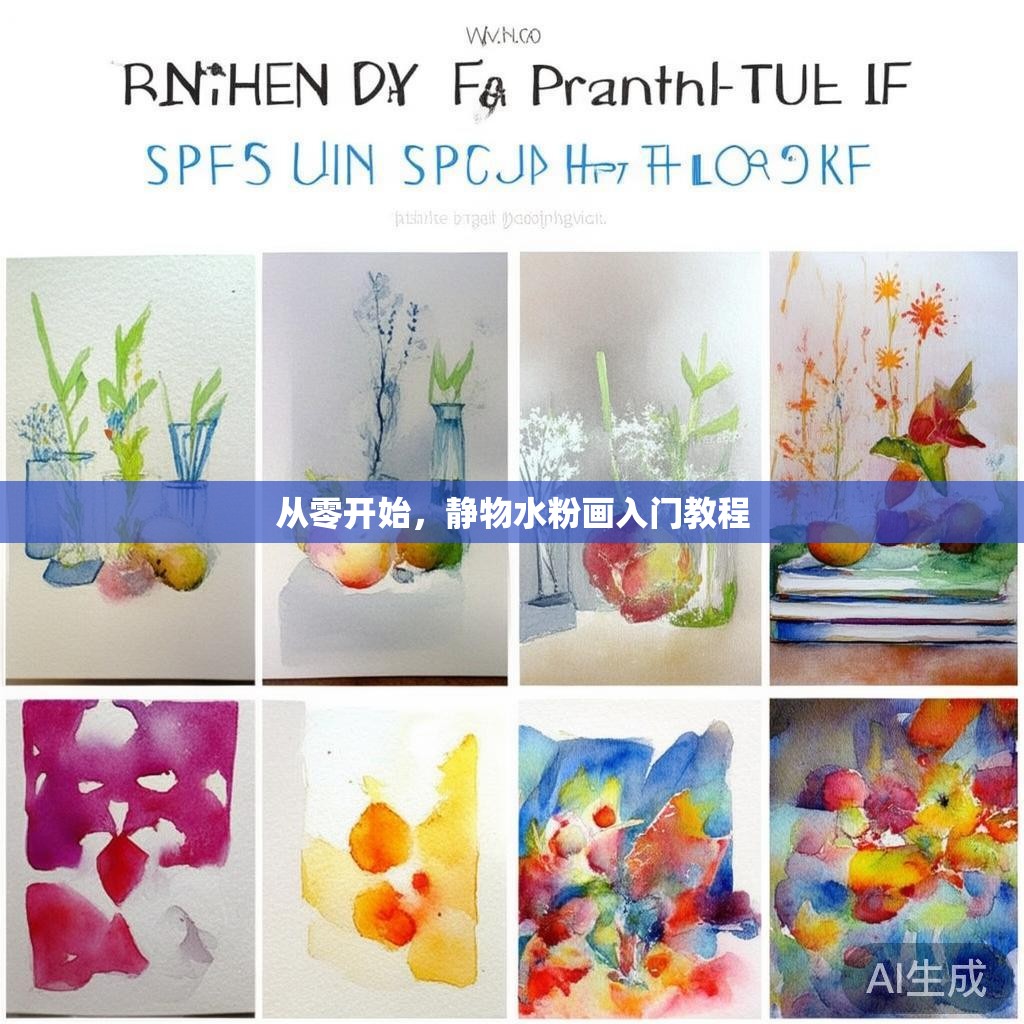从零开始，静物水粉画入门教程
