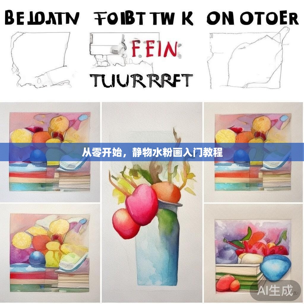 从零开始，静物水粉画入门教程