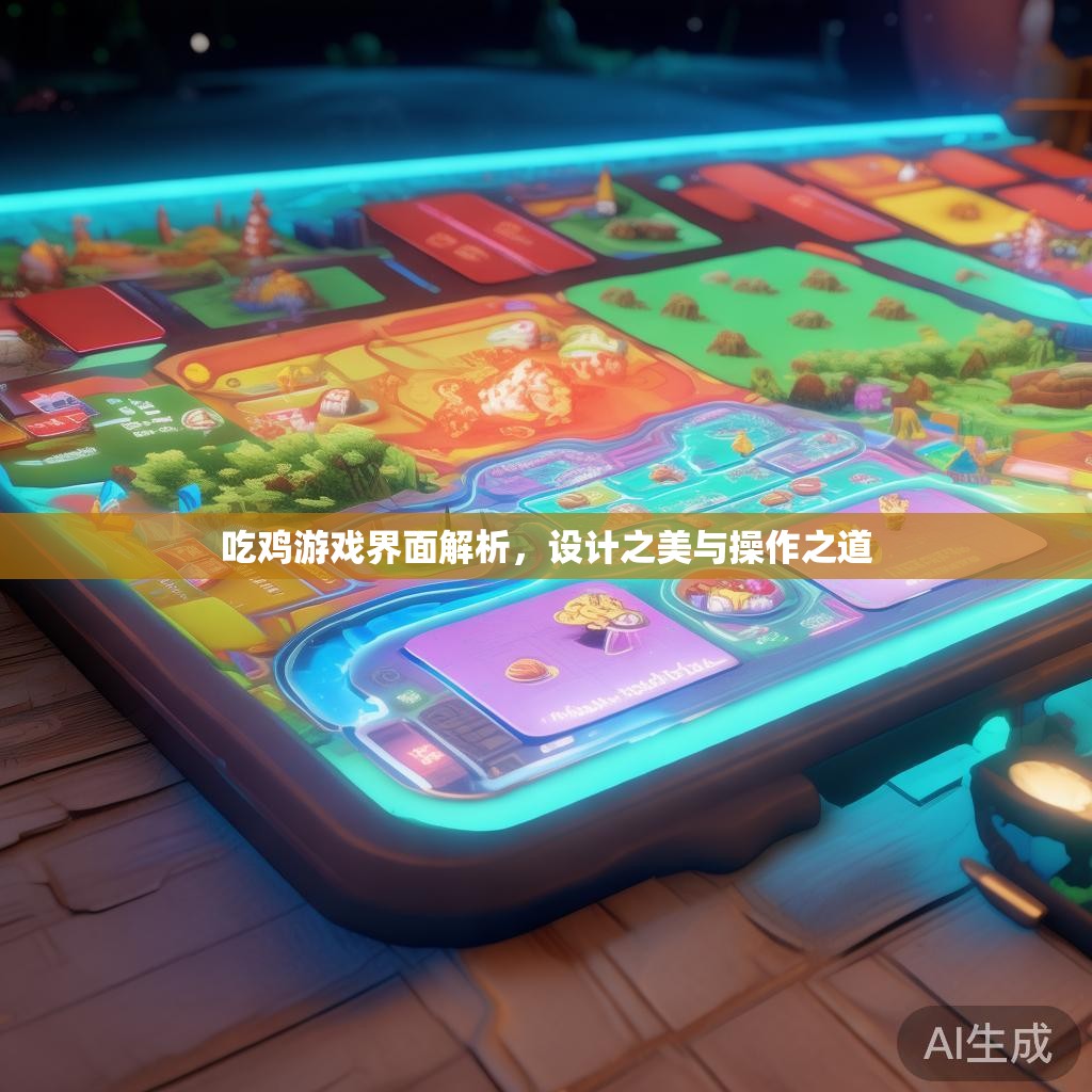吃鸡游戏界面解析,设计之美与操作之道 吃鸡游戏界面解析,设计之美与操作之道