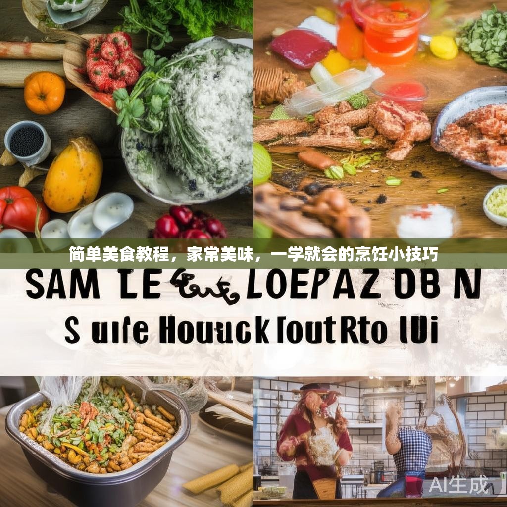 简单美食教程，家常美味，一学就会的烹饪小技巧