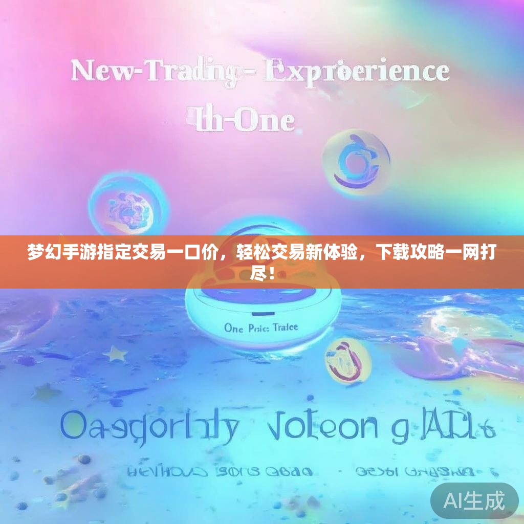 梦幻手游指定交易一口价，轻松交易新体验，下载攻略一网打尽！