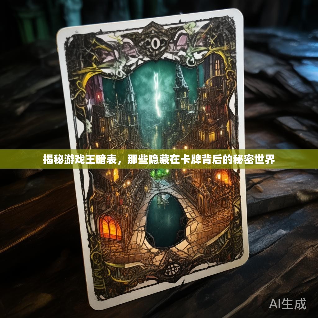 揭秘游戏王暗表,那些隐藏在卡牌背后的秘密世界 揭秘游戏王暗表,那些隐藏在卡牌背后的秘密世界