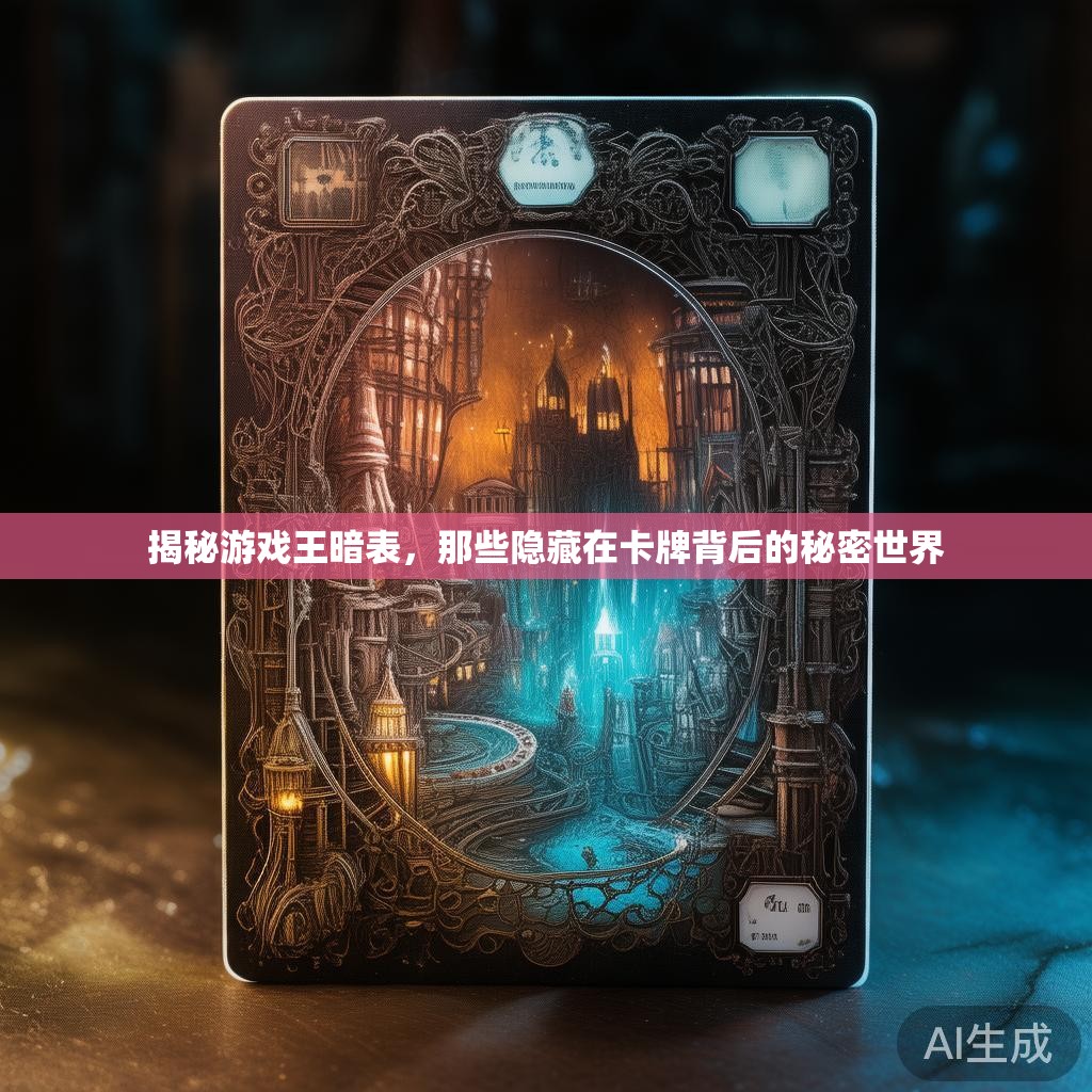 揭秘游戏王暗表,那些隐藏在卡牌背后的秘密世界 揭秘游戏王暗表,那些隐藏在卡牌背后的秘密世界