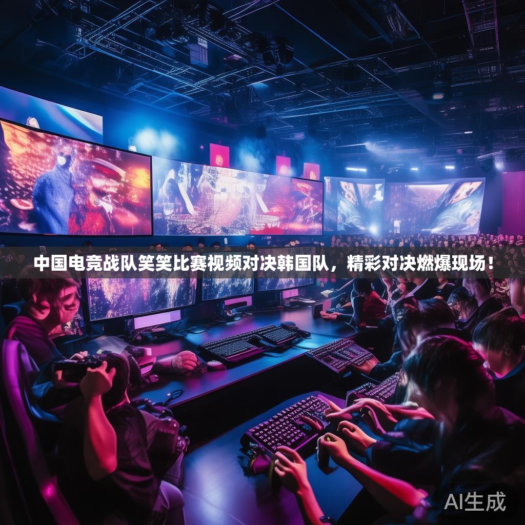 中国电竞战队笑笑比赛视频对决韩国队,精彩对决燃爆现场! 中国电竞战队笑笑比赛视频对决韩国队,精彩对决燃爆现场!