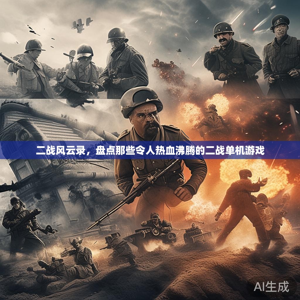 二战风云录，盘点那些令人热血沸腾的二战单机游戏