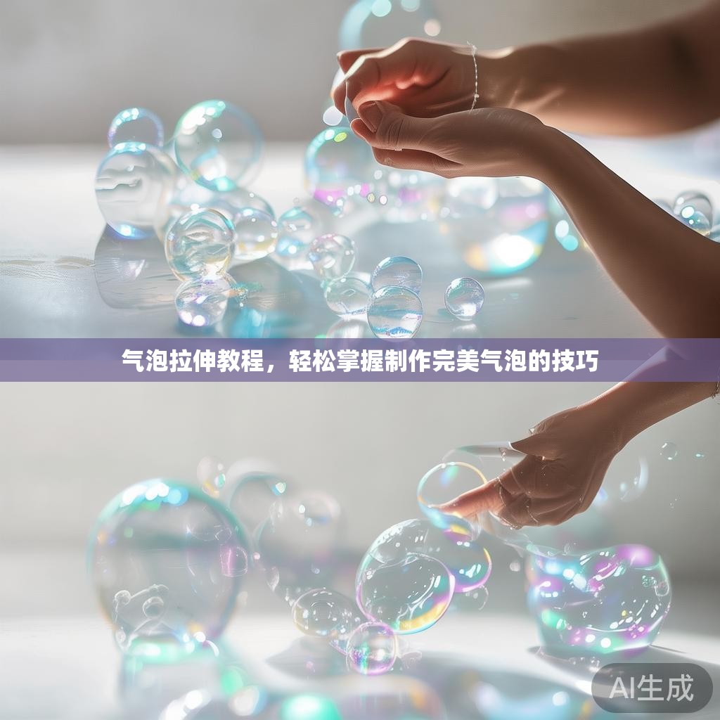 气泡拉伸教程，轻松掌握制作完美气泡的技巧