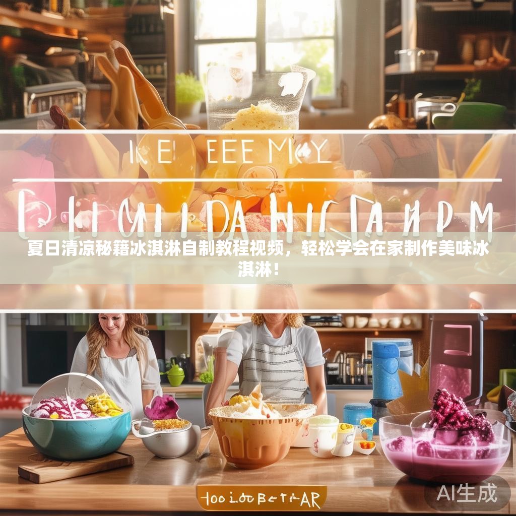 夏日清凉秘籍冰淇淋自制教程视频,轻松学会在家制作美味冰淇淋! 夏日清凉秘籍冰淇淋自制教程视频,轻松学会在家制作美味冰淇淋!