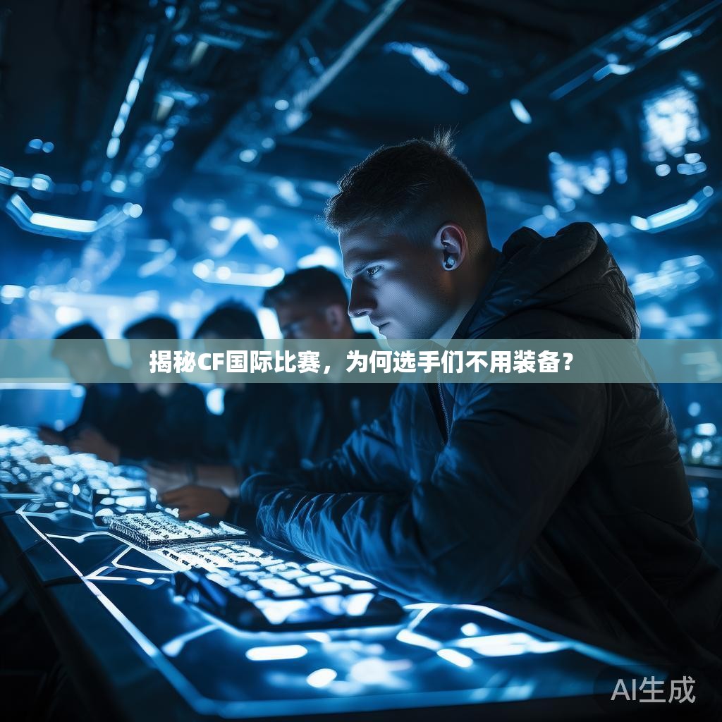 揭秘CF国际比赛，为何选手们不用装备？
