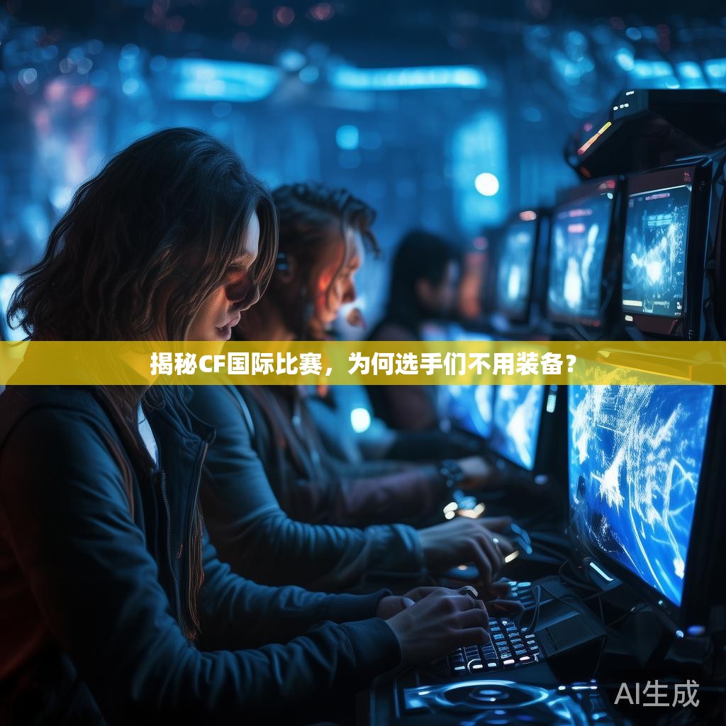 揭秘CF国际比赛，为何选手们不用装备？