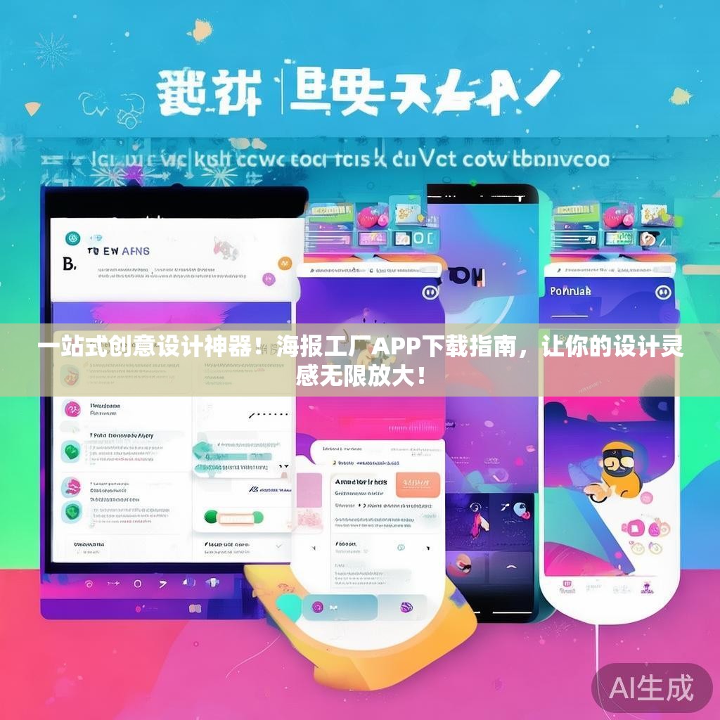 一站式创意设计神器！海报工厂APP下载指南，让你的设计灵感无限放大！